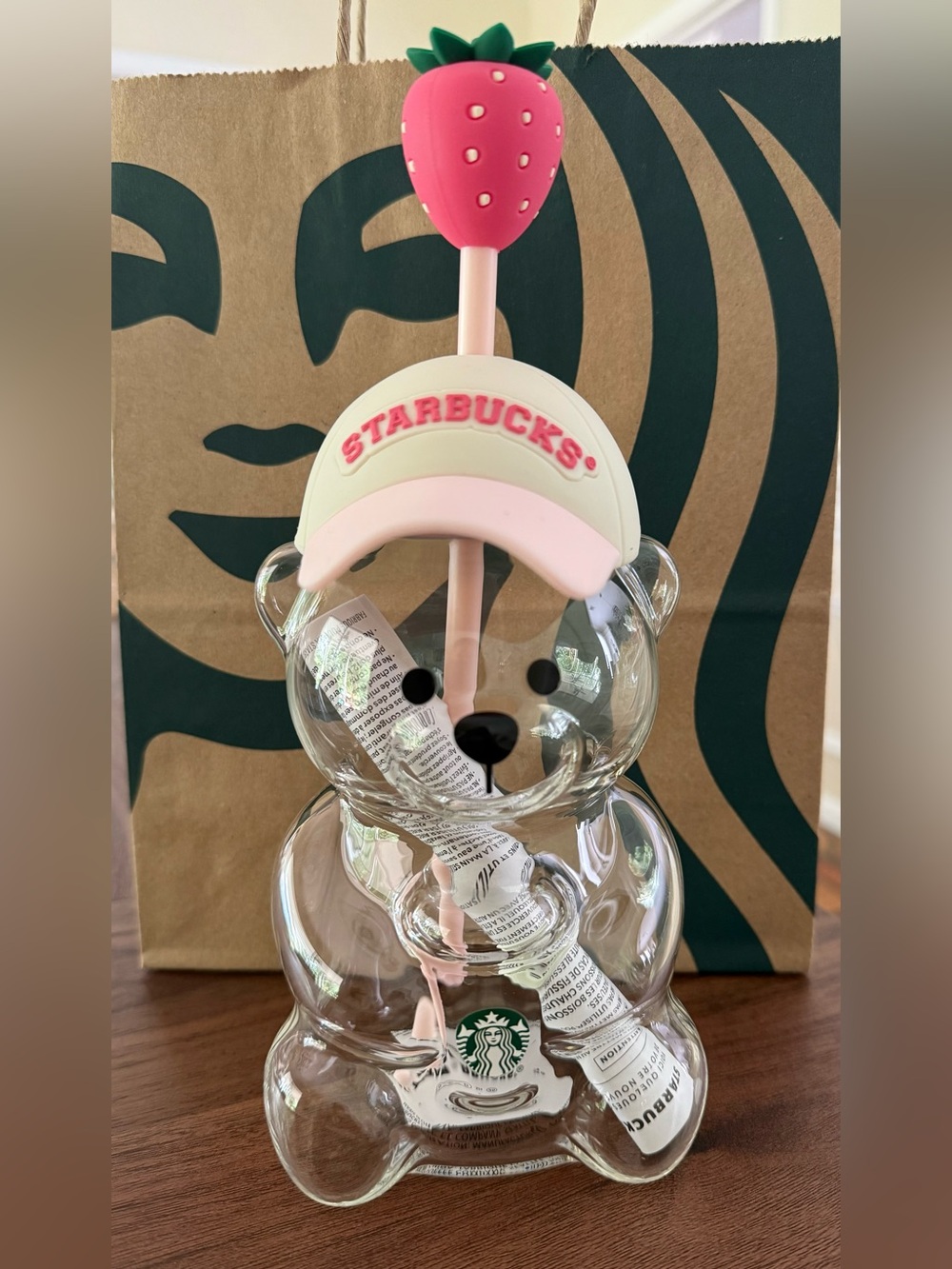 Starbucks Strawberry Bearista Pink Cup 2026
